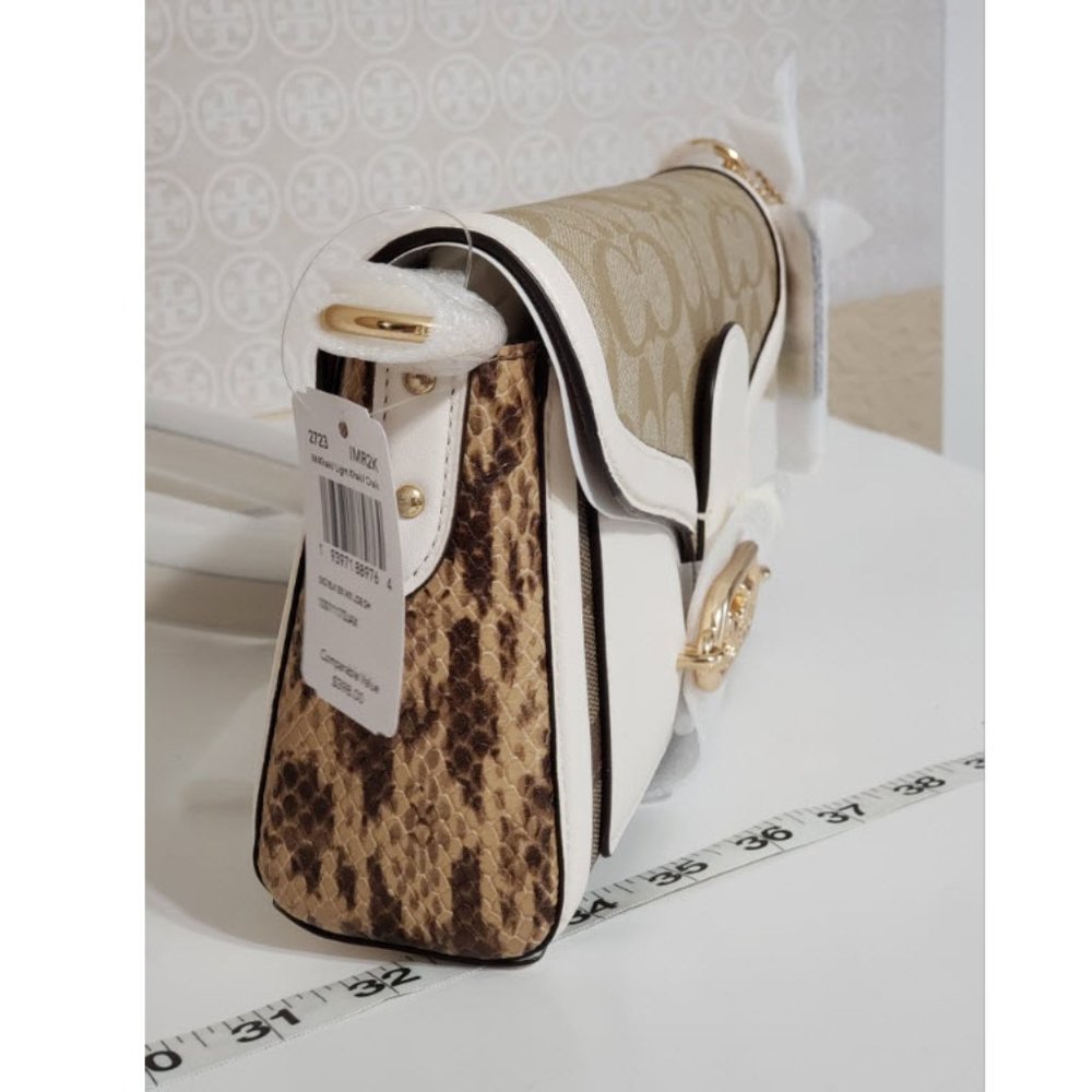 Coach JADE SHOULDER BAG IN BLOCKED SIGNATURE - Picture 5 of 10